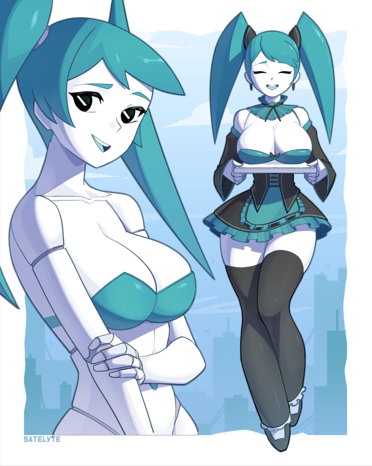 Jenny Wakeman Serving Her Boobs [My Life As A Teenage Robot] - Hentai Blue