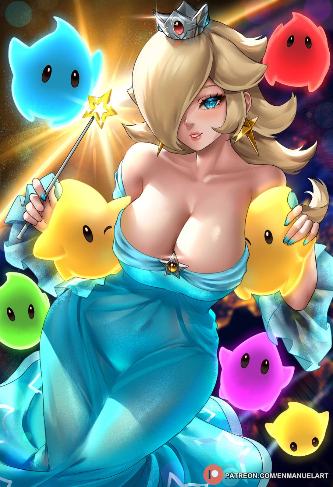 Rosalina Dress (Super Mario Galaxy) - Hentai Blue