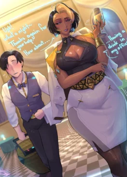 Domina’s personal boytoy (DrawingsHernan) [Overwatch]