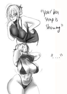 Lucille's Bra Strap (Artist : Leon S_Kennedy on Twitter) [Hellsing Fanfiction: Legacy of the chosen one ]