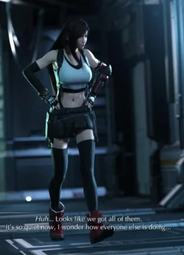 NEW COMIC RELEASE! "Tangents (A Side)" feat. Tifa & Barret / Pages 1 to 15 of 30 (Godwin) [Final Fantasy 7]