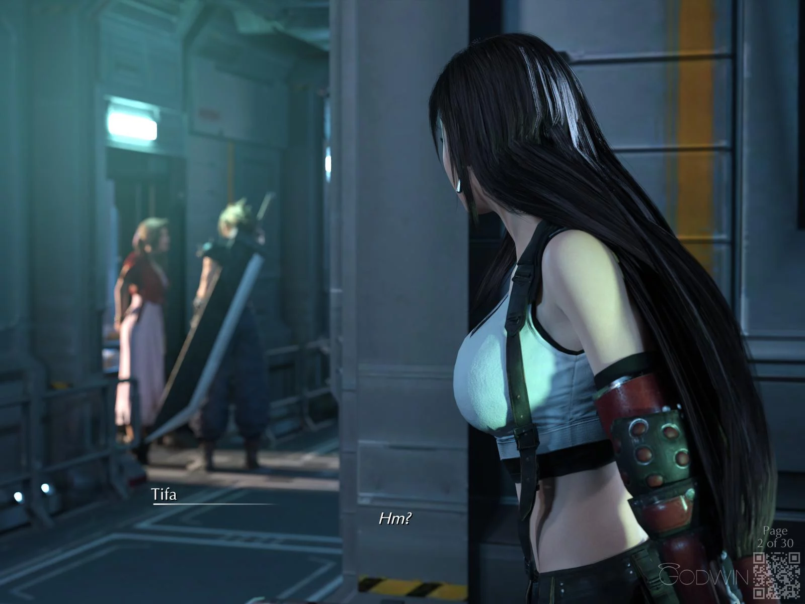 NEW COMIC RELEASE! "Tangents (A Side)" feat. Tifa & Barret / Pages 1 to 15 of 30 (Godwin) [Final Fantasy 7]