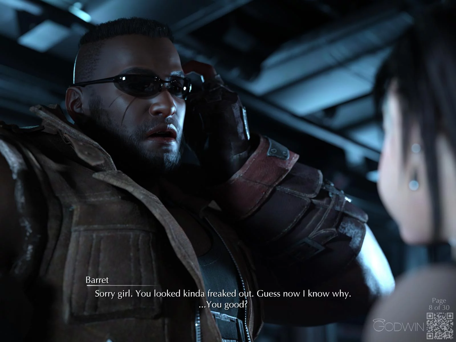 NEW COMIC RELEASE! "Tangents (A Side)" feat. Tifa & Barret / Pages 1 to 15 of 30 (Godwin) [Final Fantasy 7]