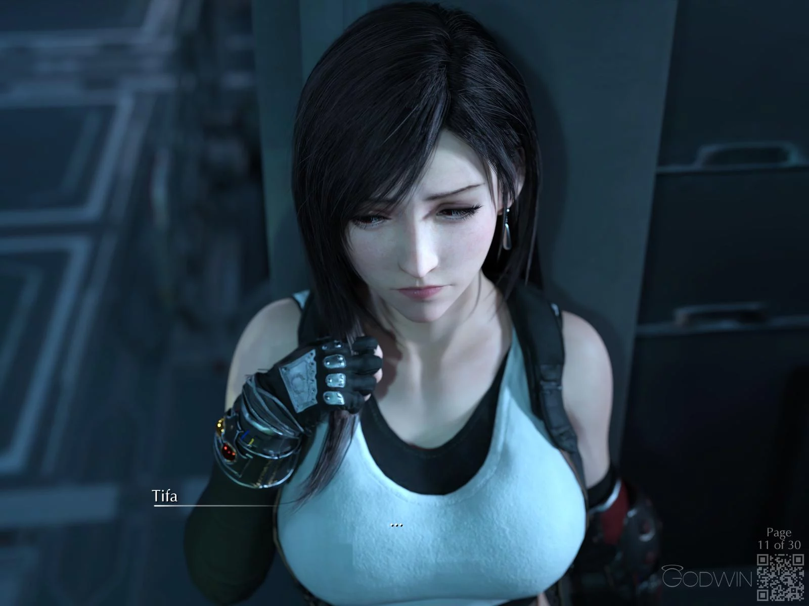 NEW COMIC RELEASE! "Tangents (A Side)" feat. Tifa & Barret / Pages 1 to 15 of 30 (Godwin) [Final Fantasy 7]