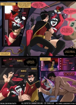 Taking Harley for a ride ft. Robin (Hermit Moth) [DC Comics]