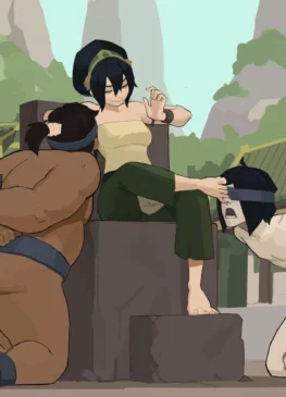 Toph uses her seismic sense (Amugea7) [Avatar the last air bender]