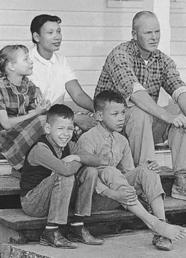 In 1958, they were arrested in their bedroom and exiled from Virginia just for being married. Nine years later, Richard and Mildred Loving relaxed on their porch after winning the Supreme Court case that legalized interracial marriage across America.