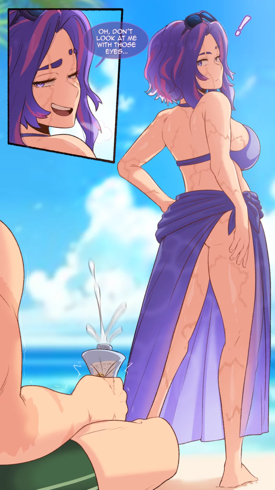 Lady Nagant at the Beach (GreatM8) [My Hero Academia]