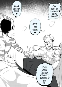 Maki on Yuta and Nobara on Yuji (IndraLvsDrawing) [Jujutsu Kaisen]