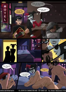 Robin and Harley Quinn in The Wonderbird's Patrol (Hermitmoth) [Batman/DC Comics]