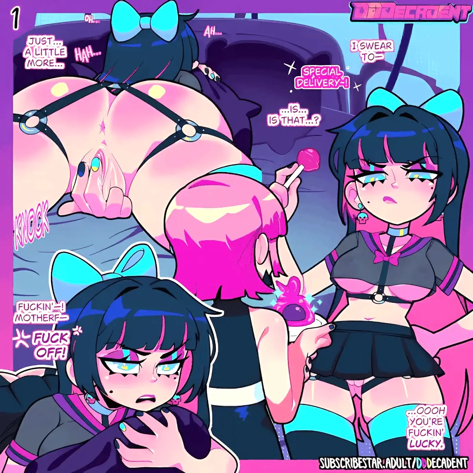 Stocking Anarchy [Panty & Stocking with Garterbelt] (Dddecadent)