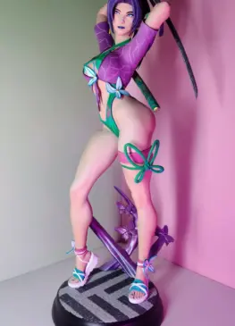 3D Printed and Painted Psylocke (SK Printing) [Marvel Rivals]