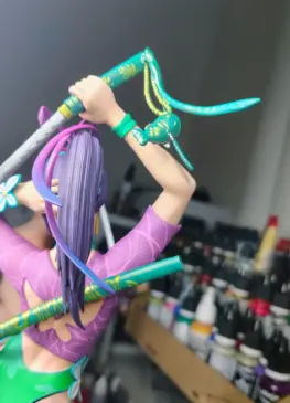 3D Printed and Painted Psylocke (SK Printing) [Marvel Rivals]