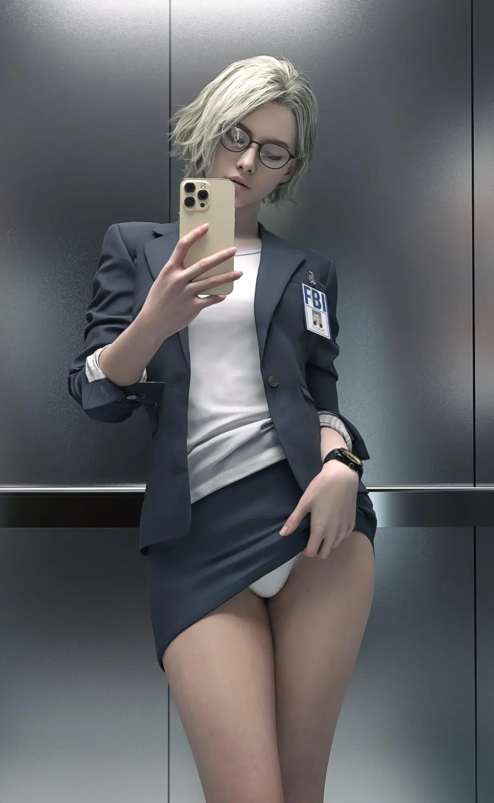 Grace on her way to the office (HydraFXX) [Resident Evil]