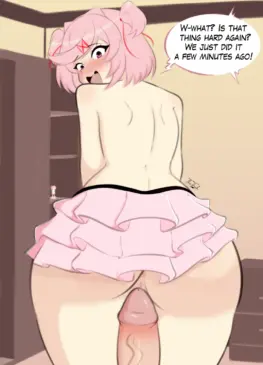 Natsuki Surprised From Behind (The_Fish_Art) [DDLC]