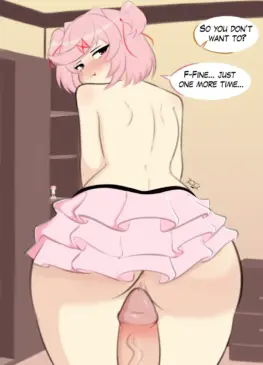 Natsuki Surprised From Behind (The_Fish_Art) [DDLC]