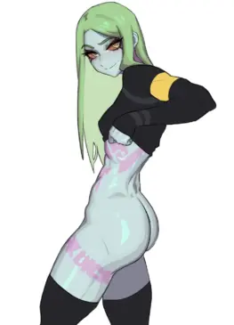 Rebecca giving a good view [cyberpunk edgerunners] (stopu)