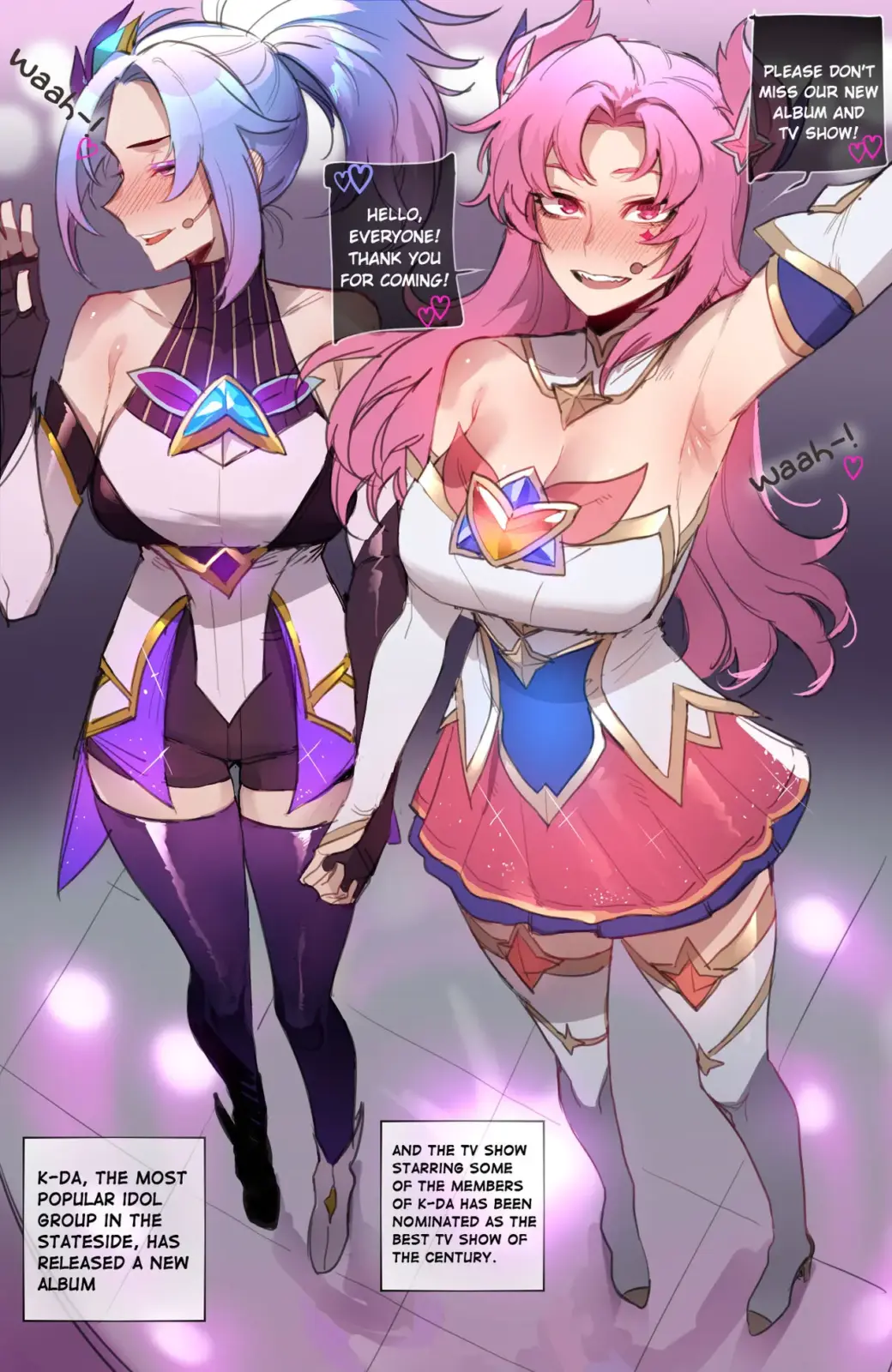 Star Guardians Incident (Ratatatat74) [League of Legends] {Akakli, Kai'sa, Ahri, Seraphine, Sona, Morgana}