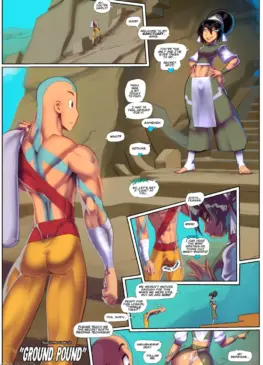 Aang x Toph x Katara [Avatar: The Last Airbender] (Fred Perry)