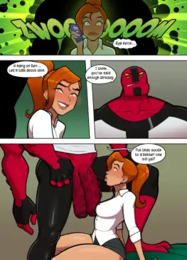 Ben/Four Arms x Gwen (MrPotatoParty) [Ben 10]