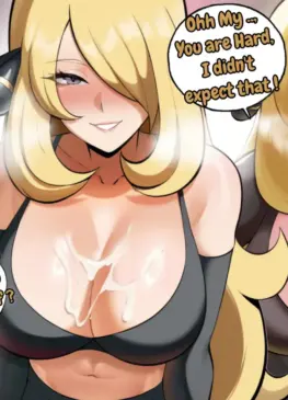 Mommy Cynthia's Teasing (melrikaaa/Maleina) [Pokemon]