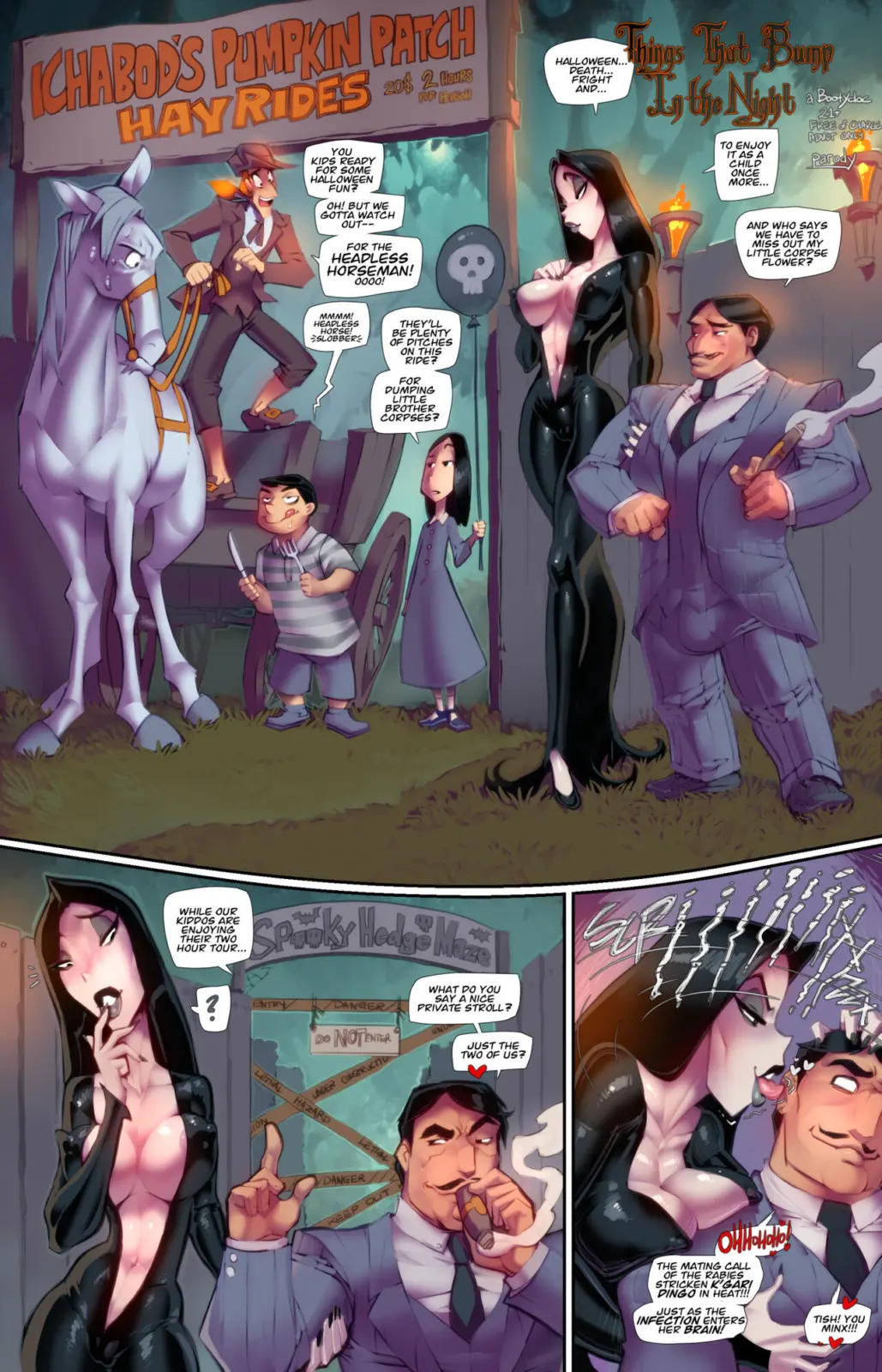 Morticia x Gomez (Fred Perry) [The Addams Family]