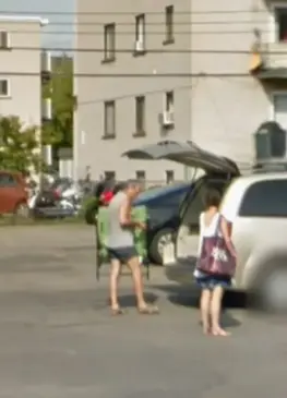My dad passed away in 2018. I just realized he's still on Google Street View from 2014.