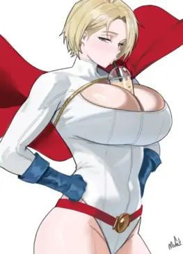 Power Girl uses her tits the right way (Mugi) [DC]