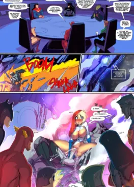 Power Girl x Lobo [DC COMICS] (Fred Perry)