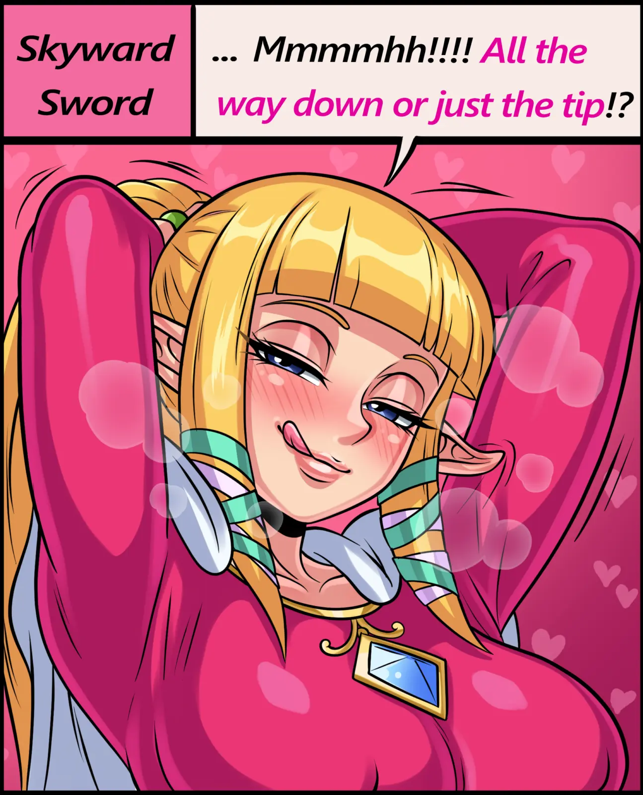 Princess Zelda's fluctuating levels of desires (Blannis Art) [The Legend of Zelda]