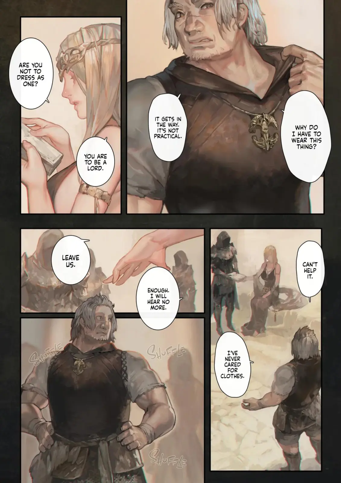 Queen Marika x Godfrey (aoin) [Elden Ring]