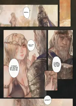 Queen Marika x Godfrey (aoin) [Elden Ring]