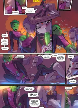 Raven x Beast Boy (Teen Titans) [Fred Perry]