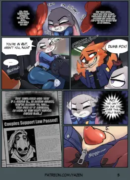Redacted Page 1 to 20 - Nick Wilde & Loona (Yazen)[Zootopia, Helluva Boss]