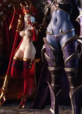Sally Whitemane & Sylvanas (Dewardenart) [World of Warcraft]