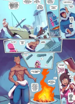 Sokka couldn't resist Ty Lee's performance (fred perry) [Avatar: The Last Airbender]