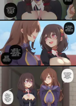 Yunyun and Wiz (Niui)[konosuba]