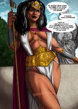 Hippolyta and Wonder Woman sharing you [@razanulnothere]