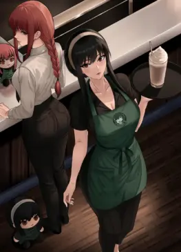 Makima & Yor Waifu Cafe (FuyushiTOllie) [Chainsaw Man x Spy x Family]
