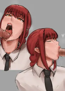 Makima blowjob (droid) [Chainsaw Man]