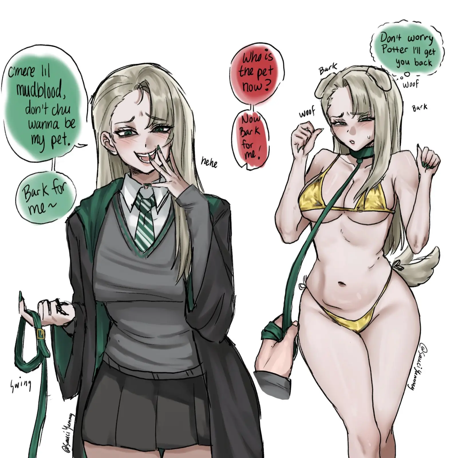 Malfoid [Harry Potter] (sauciyummy)