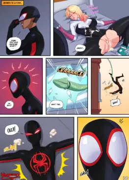 Miles, Gwen, Rio Morales, Jefferson Davies (parvad) [Spider-Man: Across the Spider-Verse]
