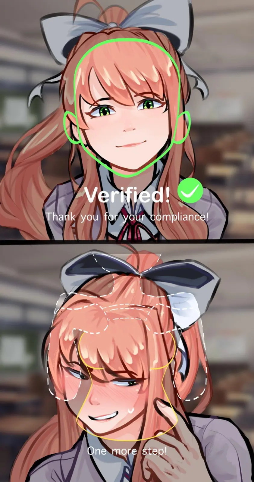 Monika Verification (SpicyTown!) [Doki Doki Literature Club]