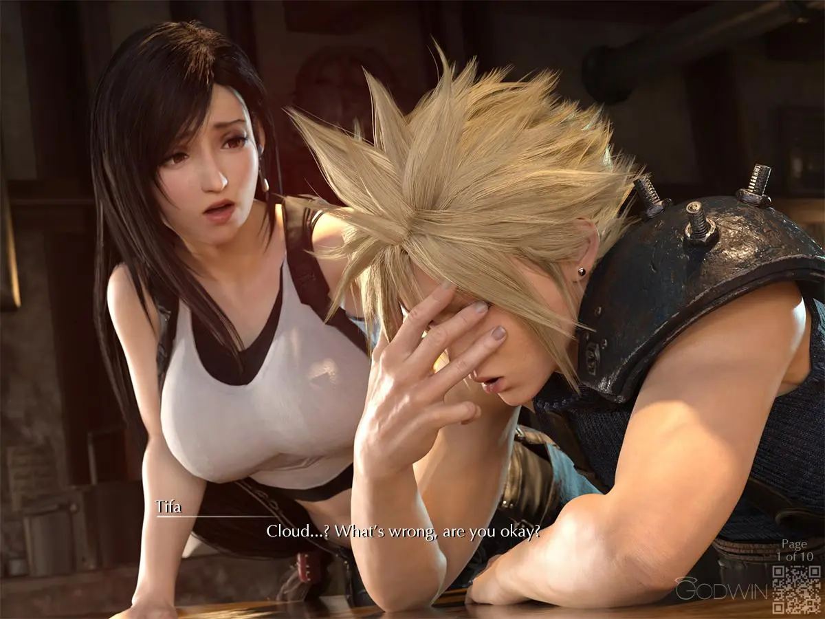 NEW COMIC: "This One's For The Cucks" feat. Tifa and Cloud! Pages 1-5 (Godwin) [Final Fantasy 7]