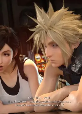 NEW COMIC: "This One's For The Cucks" feat. Tifa and Cloud! Pages 1-5 (Godwin) [Final Fantasy 7]