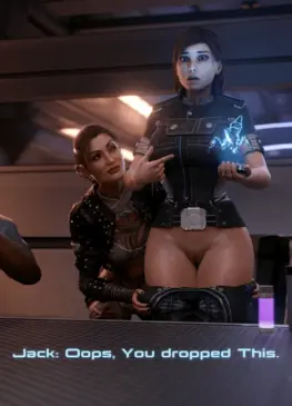 Shepard Gets Pantsed (Ephelum3D) [Mass Effect]