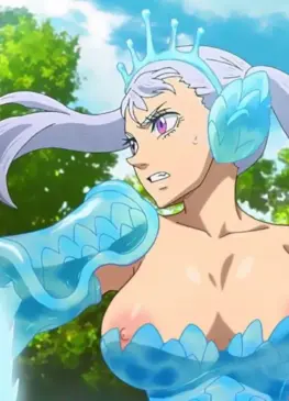 Topless Noelle Silva in Valkyrie armor (SavageEdits) [Black Clover]